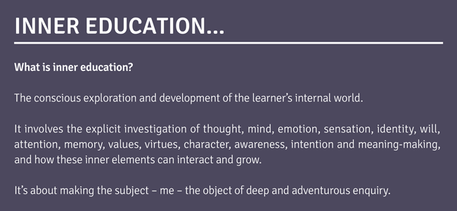 Osiris Staffroom article on Inner Education by Will Ord